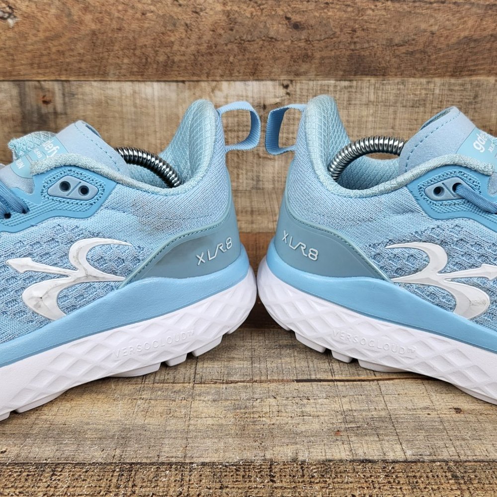 Gravity Defyer G-Defy XLR8 Women Sz 8 Blue Knit Lace Up Running Shoes Comfort - Picture 4 of 9
